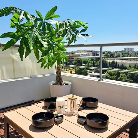 Penthouse With Large Terrace Ac Parking And Close To Shops -benakey * Antibes